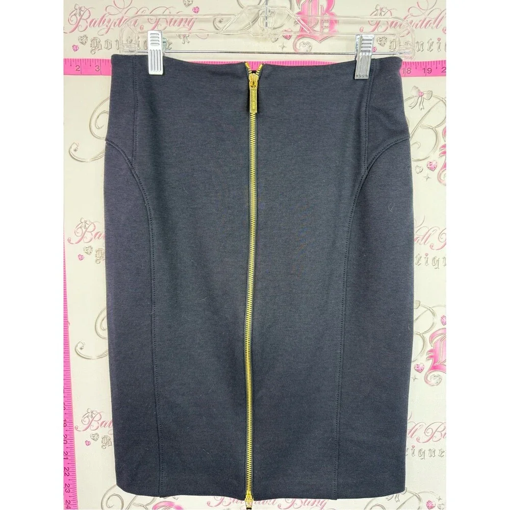 Michael Kors Dark navy Ponte Pencil Skirt